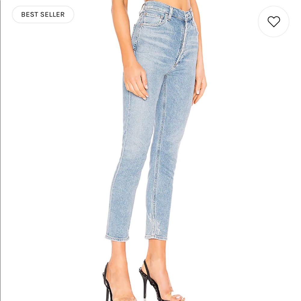 Agolde Nico High Rise Slim Fit Embark